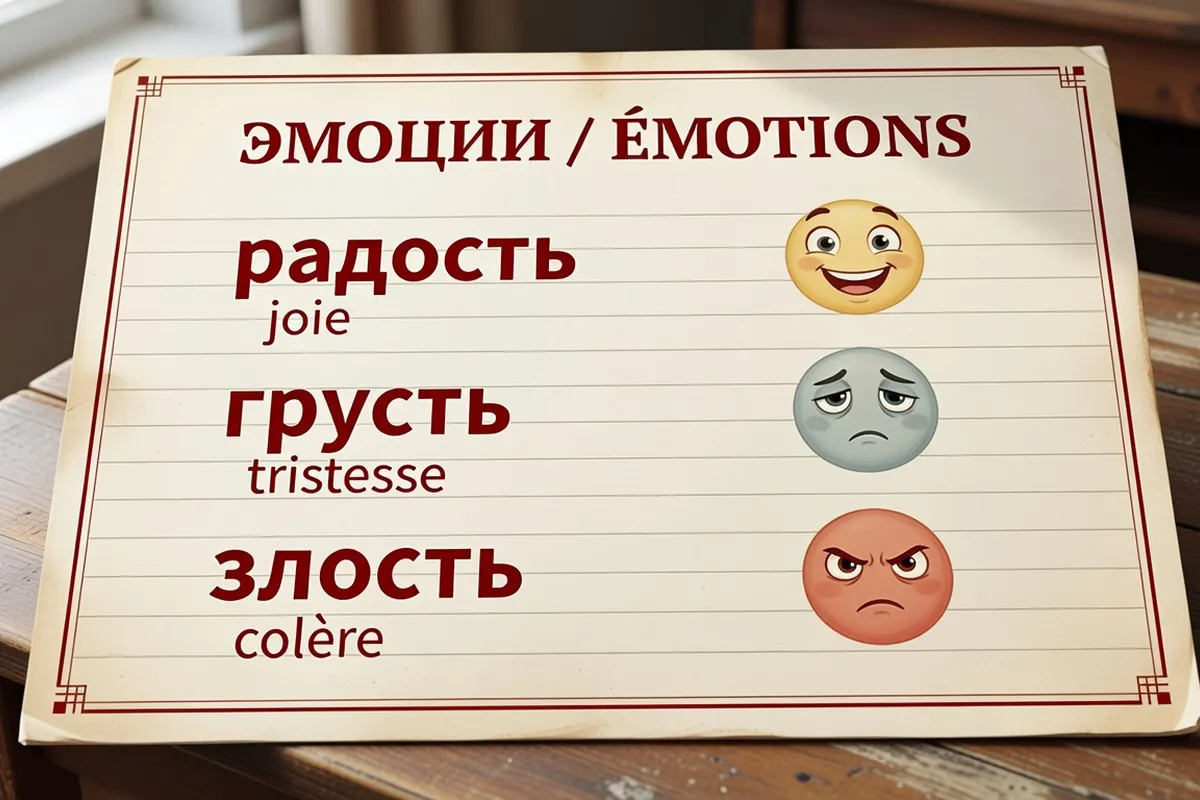 Русские слова, обозначающие положительные эмоции, с примерами употребления