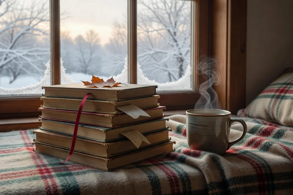 Apprenant lisant un livre russe annoté avec un dictionnaire de poche à côté