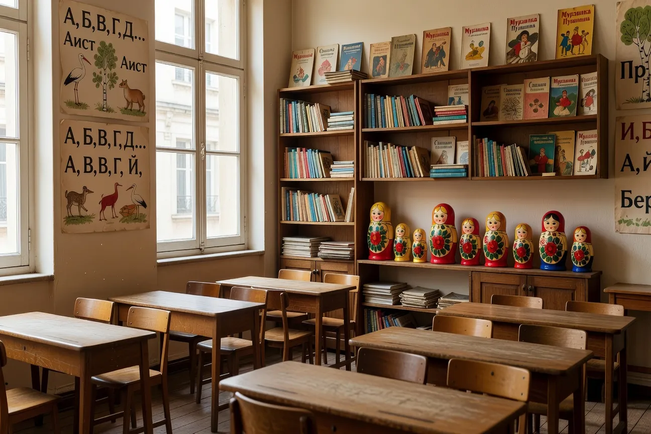 Класс русской воскресной школы в Париже
