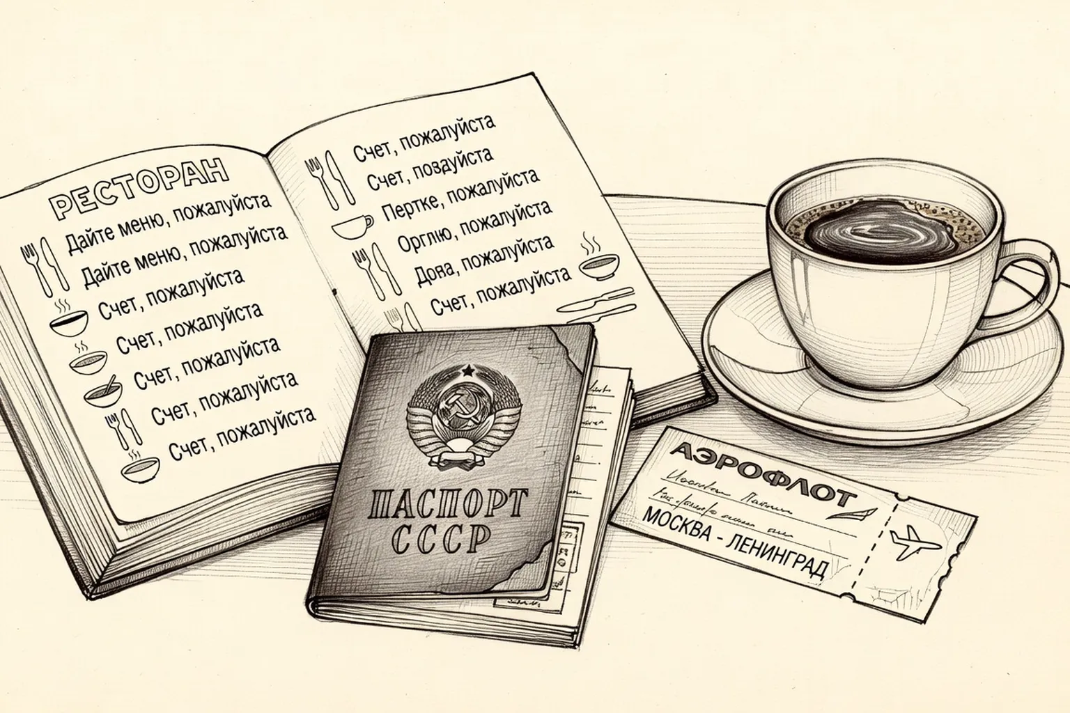 Illustration russe-de-voyage-phrases-utiles