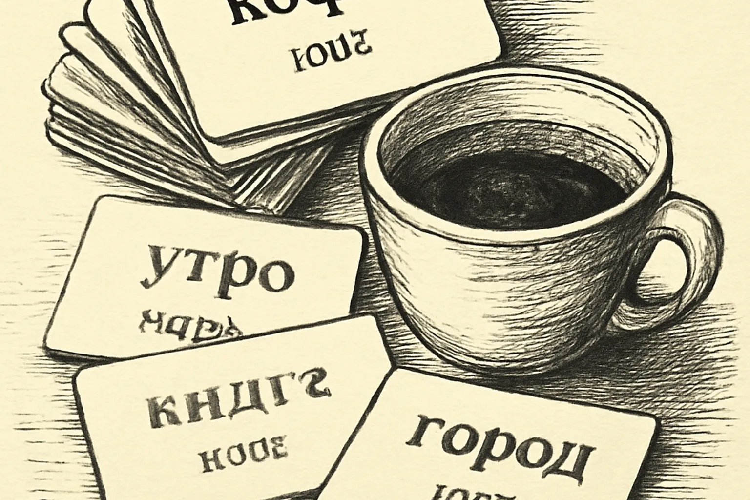 Illustration vocabulaire-russe